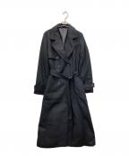 LVEU.ラブユ）の古着「Wool trench coat」｜ブラック
