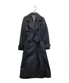 LVEU.（ラブユ）の古着「Wool trench coat」｜ブラック