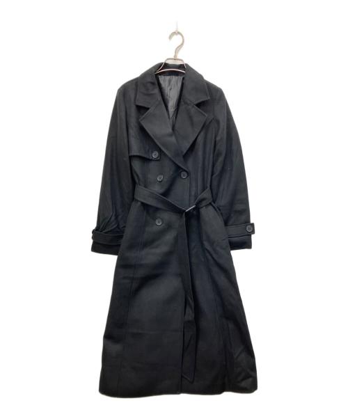 LVEU.（ラブユ）LVEU. (ラブユ) Wool trench coat ブラック サイズ:Fの古着・服飾アイテム