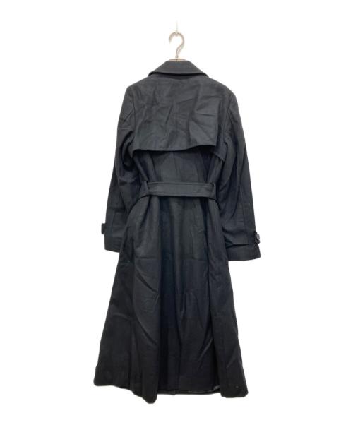 LVEU.（ラブユ）LVEU. (ラブユ) Wool trench coat ブラック サイズ:Fの古着・服飾アイテム