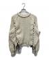 MAISON SPECIAL（メゾンスペシャル）の古着「Hand Stitch Popcorn Cable Knit」｜ベージュ
