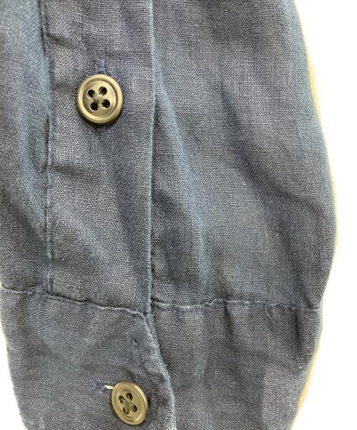 POLO RALPH LAUREN（ポロ・ラルフローレン）POLO RALPH LAUREN (ポロ・ラルフローレン) リネンシャツジャケット ネイビー サイズ:Lの古着・服飾アイテム