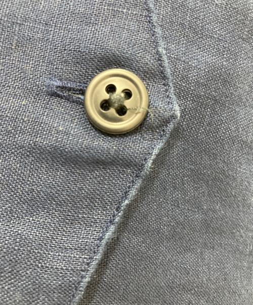 POLO RALPH LAUREN（ポロ・ラルフローレン）POLO RALPH LAUREN (ポロ・ラルフローレン) リネンシャツジャケット ネイビー サイズ:Lの古着・服飾アイテム