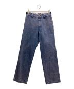 X-LARGE×Dickiesエクストララージ×ディッキーズ）の古着「オーバーダイ ワークパンツ」｜インディゴ