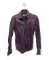Francis T MOR.K.S（フランシストモークス）の古着「ホースレザーシャツ」｜パープル