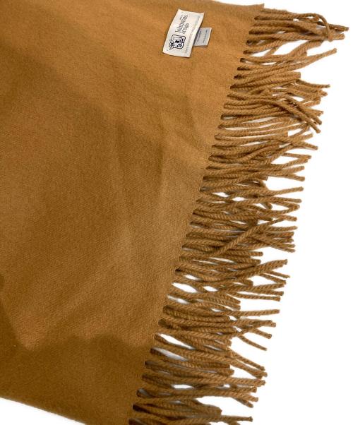 JOHNSTONS OF ELGIN（ジョンストンズオブエルガン）JOHNSTONS OF ELGIN (ジョンストンズオブエルガン) カシミヤ大判ストール ブラウンの古着・服飾アイテム