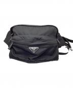 PRADAプラダ）の古着「Prada Re-Nylon ウエストバッグ」｜ブラック