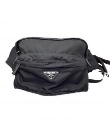 PRADA（プラダ）の古着「Prada Re-Nylon ウエストバッグ」｜ブラック