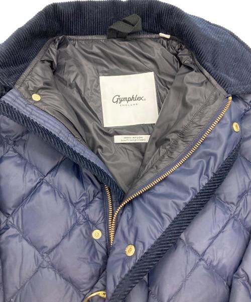 Gymphlex（ジムフレックス）Gymphlex (ジムフレックス) キルティングダウンジャケット ネイビー サイズ:Ⅿの古着・服飾アイテム