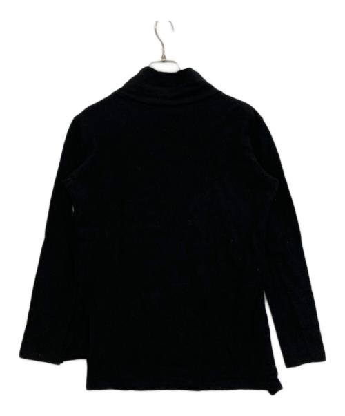 YOHJI YAMAMOTO（ヨウジヤマモト）YOHJI YAMAMOTO (ヨウジヤマモト) モックネックカットソー ブラック サイズ:2の古着・服飾アイテム