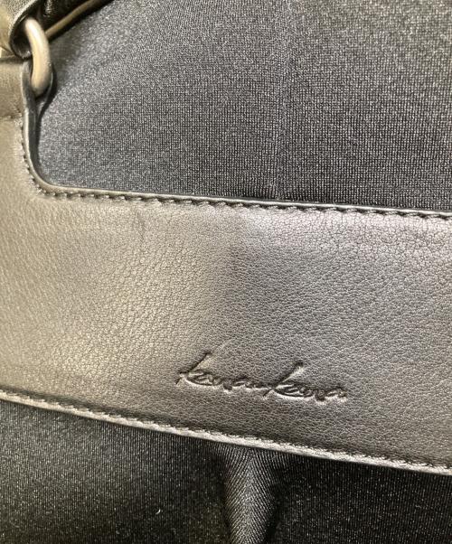 kawa-kawa（カワカワ）kawa-kawa (カワカワ) WETファスナートートバッグ ブラックの古着・服飾アイテム