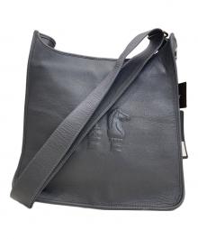 IO PELLE×ear PAPILLONNER（イオペレ×イアパピヨネ）の古着「チェスラウンドショルダーバッグ」｜グレー