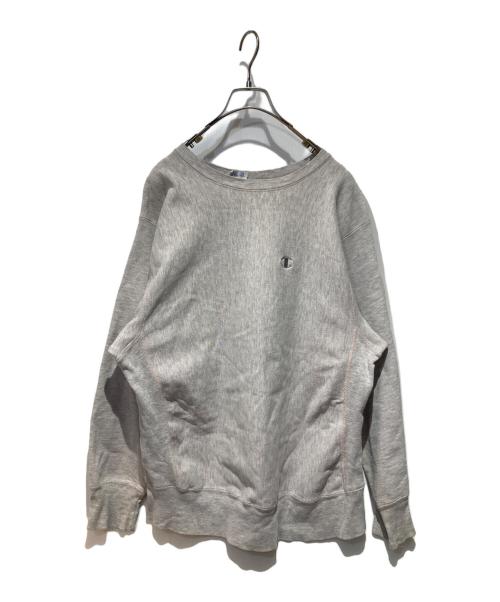 Champion REVERSE WEAVE（チャンピオン リバース ウィーブ）Champion REVERSE WEAVE (チャンピオン リバース ウィーブ) クルーネックスウェット グレー サイズ:XLの古着・服飾アイテム