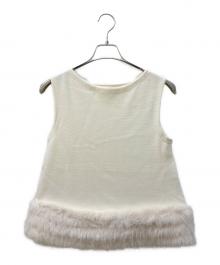 Loulou Willoughby（ルルウィルビー）の古着「ヘムファープルオーバー」｜アイボリー