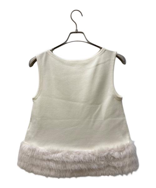 Loulou Willoughby（ルルウィルビー）Loulou Willoughby (ルルウィルビー) ヘムファープルオーバー アイボリー サイズ:2の古着・服飾アイテム