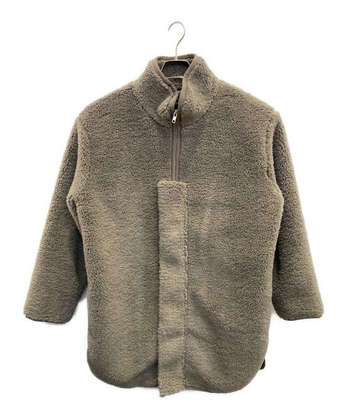 mizuiro-ind（ミズイロインド）mizuiro-ind (ミズイロインド) ボアブルゾン グレー サイズ:FREEの古着・服飾アイテム