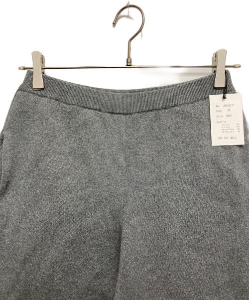 JULY NINE（ジュライナイン）JULY NINE (ジュライナイン) Knit Pants　ニットパンツ グレー サイズ:SIZE 36 未使用品の古着・服飾アイテム