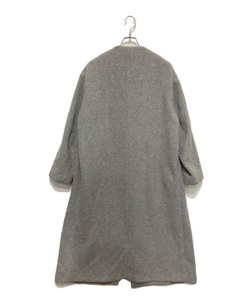 JULY NINE（ジュライナイン）JULY NINE (ジュライナイン) ノーカラーコート グレー サイズ:FREE 未使用品の古着・服飾アイテム