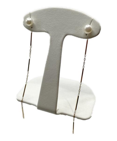 hirotaka（ヒロタカ）hirotaka (ヒロタカ) アコヤパール チェーンピアス 2Pの古着・服飾アイテム