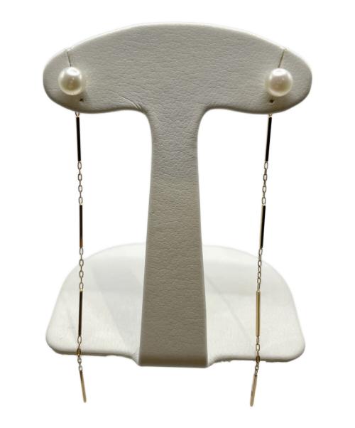 hirotaka（ヒロタカ）hirotaka (ヒロタカ) アコヤパール チェーンピアス 2Pの古着・服飾アイテム