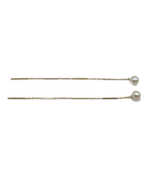 hirotaka（ヒロタカ）hirotaka (ヒロタカ) アコヤパール チェーンピアス 2Pの古着・服飾アイテム