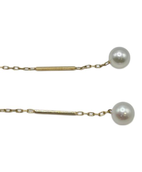 hirotaka（ヒロタカ）hirotaka (ヒロタカ) アコヤパール チェーンピアス 2Pの古着・服飾アイテム