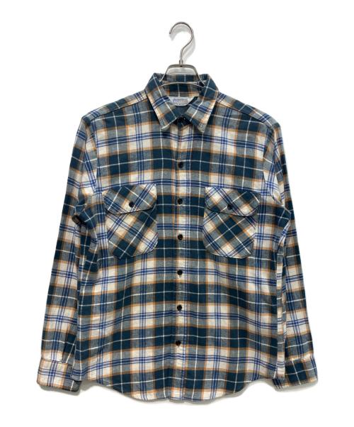 FIVE BROTHER（ファイブブラザー）FIVE BROTHER (ファイブブラザー) ネルシャツ  USA製 ネイビー サイズ:Mの古着・服飾アイテム