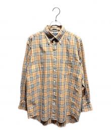 BURBERRY LONDON（バーバリーロンドン）の古着「ノバチェックシャツ」｜ベージュ