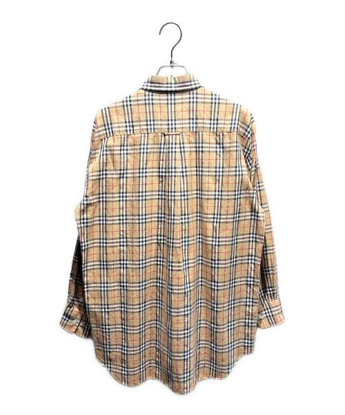BURBERRY LONDON（バーバリーロンドン）BURBERRY LONDON (バーバリーロンドン) ノバチェックシャツ ベージュ サイズ:Mの古着・服飾アイテム