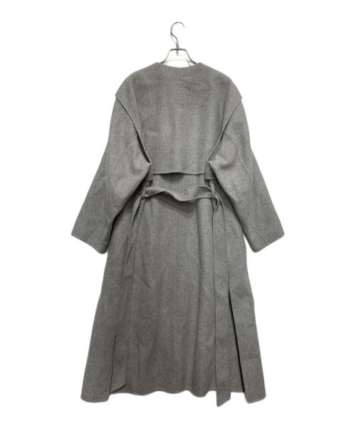LOHEN（ローヘン）LOHEN (ローヘン) レイヤード ロング リバーコート グレー サイズ:Fの古着・服飾アイテム