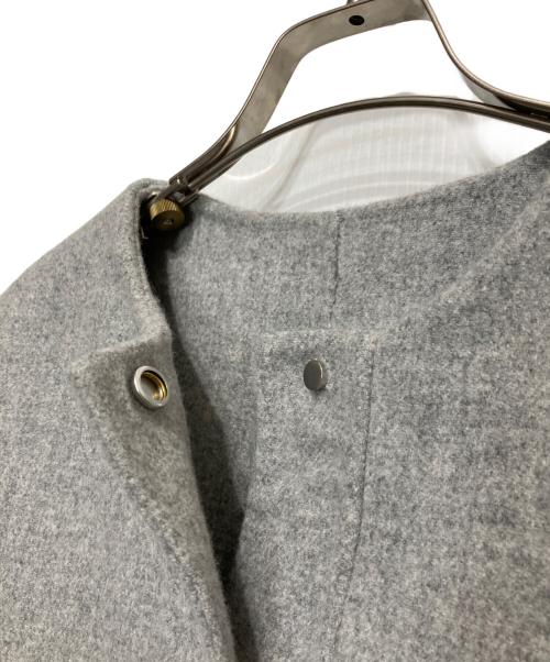LOHEN（ローヘン）LOHEN (ローヘン) レイヤード ロング リバーコート グレー サイズ:Fの古着・服飾アイテム