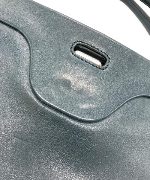Roger Vivier（ロジェ ヴィヴィエ）Roger Vivier (ロジェ ヴィヴィエ) レザーハンドバッグ ブルーの古着・服飾アイテム