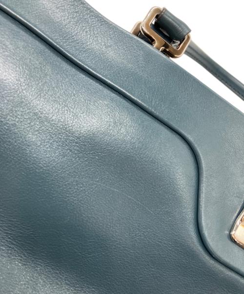 Roger Vivier（ロジェ ヴィヴィエ）Roger Vivier (ロジェ ヴィヴィエ) レザーハンドバッグ ブルーの古着・服飾アイテム
