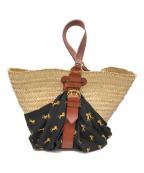 Chloeクロエ）の古着「パニエバスケットバッグ」｜ブラウン×ブラック