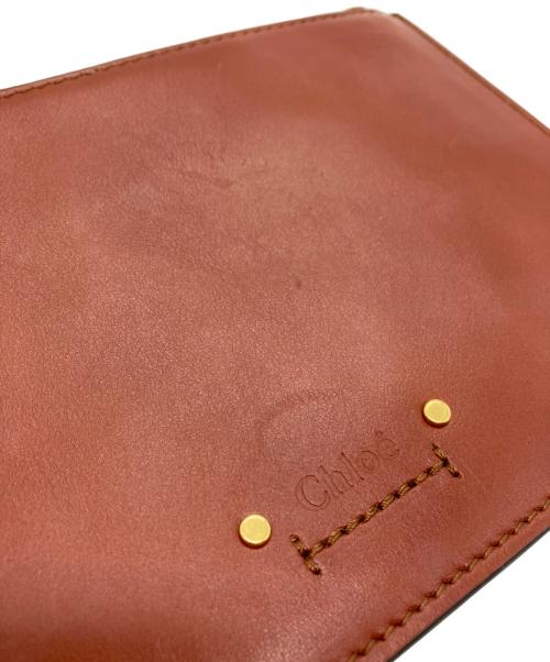 Chloe（クロエ）Chloe (クロエ) パニエバスケットバッグ ブラウン×ブラックの古着・服飾アイテム