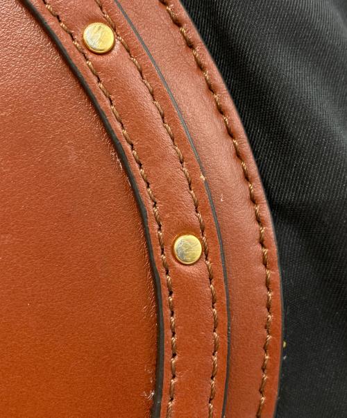 Chloe（クロエ）Chloe (クロエ) パニエバスケットバッグ ブラウン×ブラックの古着・服飾アイテム