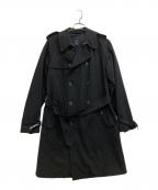 Sealupシーラップ）の古着「トレンチコート」｜ブラック