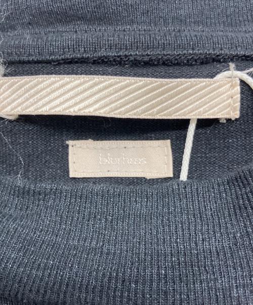BLURHMS（ブラームス）BLURHMS (ブラームス) C/NAPP Border L/S Tee　BHS24S024 ブラック サイズ:3の古着・服飾アイテム