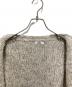中古・古着 saby (サバイ) SURI ALPACA KNIT CARDIGAN　スーリ アルパカ ニット カーディガン ライトグレー サイズ:L：11000円
