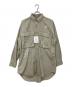 KATHARINE HAMNETT（キャサリンハムネット）の古着「COTTON TWILL PAINTED LONG SH」｜ベージュ