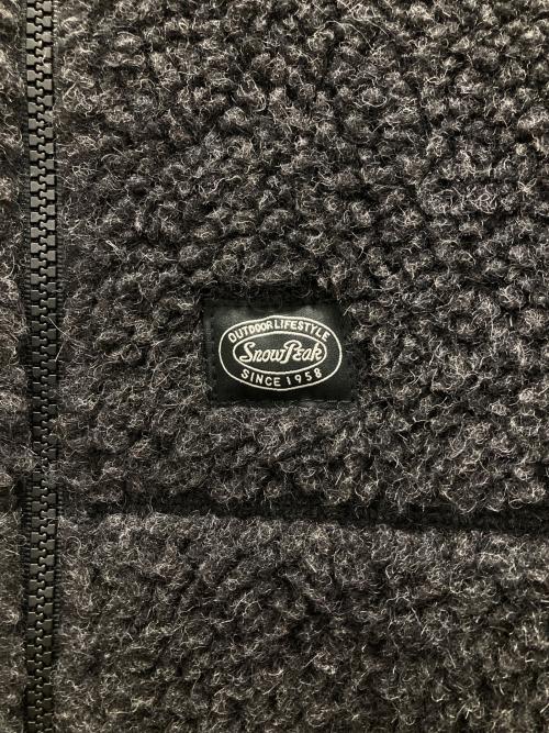 Snow peak（スノーピーク）snow peak (スノーピーク) フリースジャケット グレー サイズ:1の古着・服飾アイテム