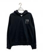 New Era×TAKAHIROMIYASHITA TheSoloIst.ニューエラ×タカヒロミヤシタ ザソロイスト）の古着「裏毛 スウェット フルジップフーディー」｜ブラック