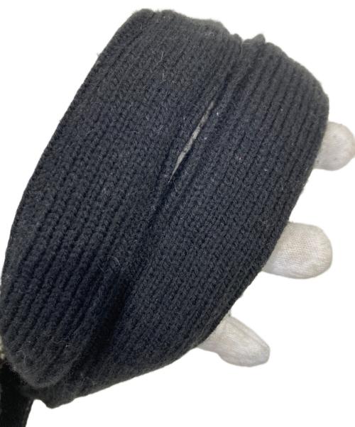 COMME des GARCONS SHIRT（コムデギャルソンシャツ）COMME des GARCONS SHIRT (コムデギャルソンシャツ) ニット トートバッグ ブラック×アイボリーの古着・服飾アイテム