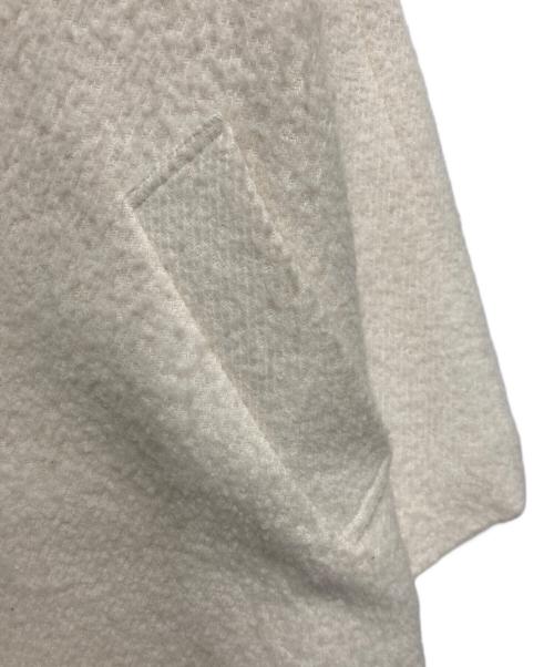 SHIPS（シップス）SHIPS (シップス) LA TORRE: ブークレ ステンカラー コート ホワイト サイズ:38の古着・服飾アイテム