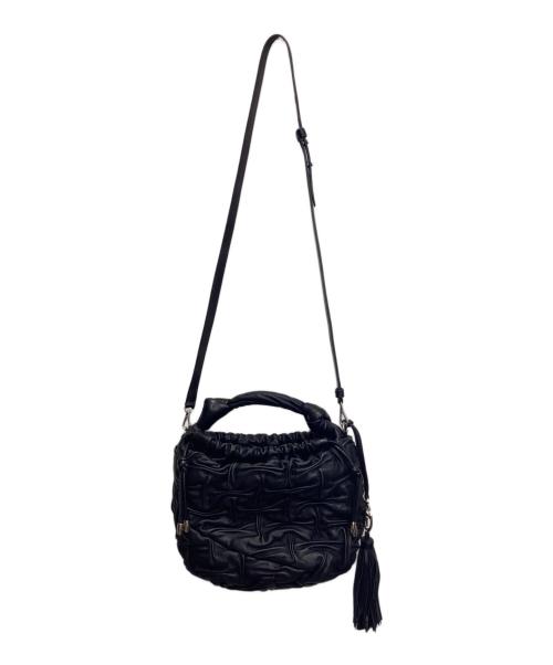 GIORGIO ARMANI（ジョルジョアルマーニ）GIORGIO ARMANI (ジョルジョアルマーニ) 2WAYバッグ ブラックの古着・服飾アイテム