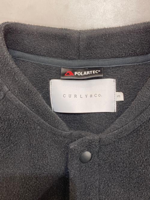 CURLY&Co.（カーリー）CURLY&Co. (カーリー) POLARTEC フリースジャケット ブラック サイズ:3の古着・服飾アイテム