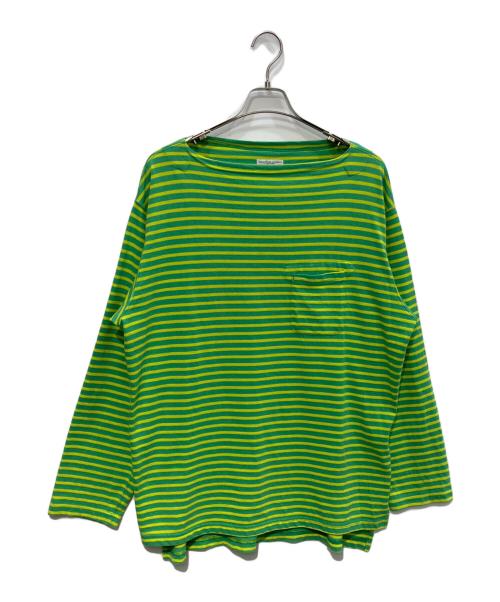 Engineered Garments（エンジニアド ガーメンツ）Engineered Garments (エンジニアド ガーメンツ) バスクシャツ グリーン サイズ:Lの古着・服飾アイテム