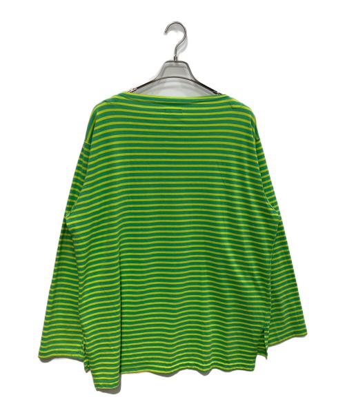 Engineered Garments（エンジニアド ガーメンツ）Engineered Garments (エンジニアド ガーメンツ) バスクシャツ グリーン サイズ:Lの古着・服飾アイテム