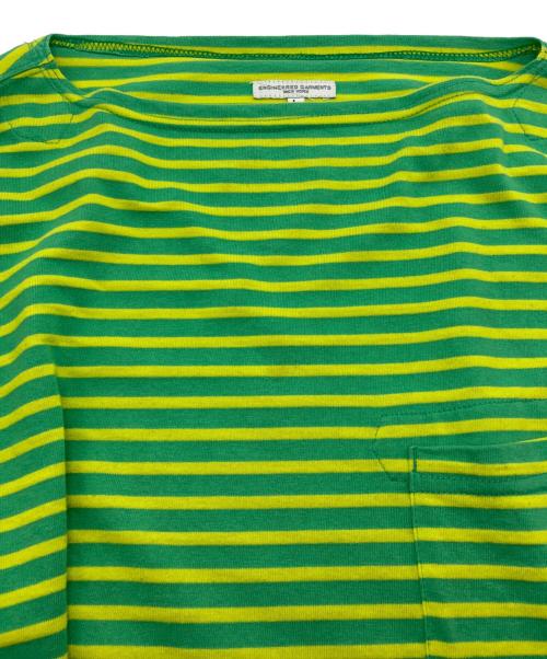 Engineered Garments（エンジニアド ガーメンツ）Engineered Garments (エンジニアド ガーメンツ) バスクシャツ グリーン サイズ:Lの古着・服飾アイテム