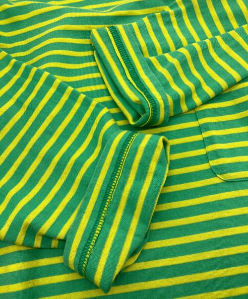 Engineered Garments（エンジニアド ガーメンツ）Engineered Garments (エンジニアド ガーメンツ) バスクシャツ グリーン サイズ:Lの古着・服飾アイテム